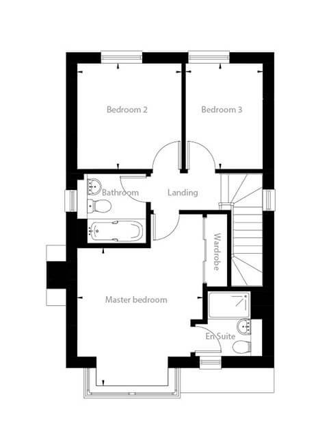 Beaufort Floor Plan First Floor