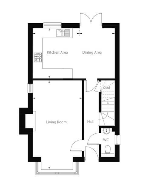Beaufort Floor Plan Ground Floor