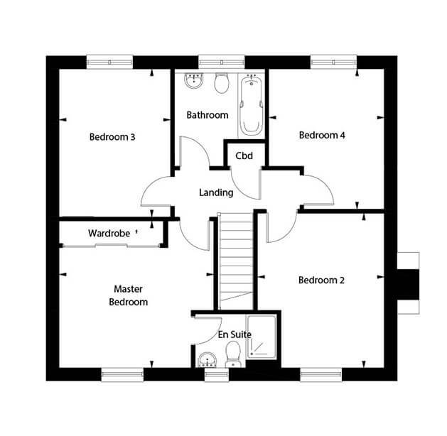 Hawker Floor Plan First Floor
