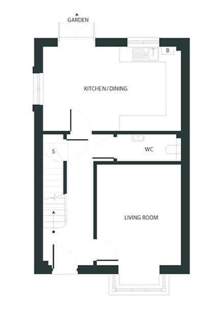 The Horsetail Floor Plan Ground Floor