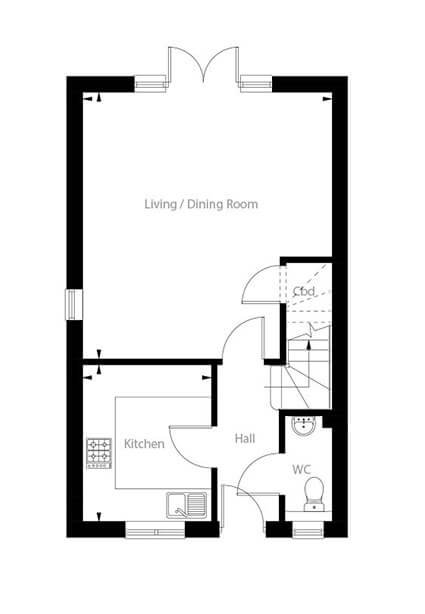 Hudson Floor Plan Ground Floor