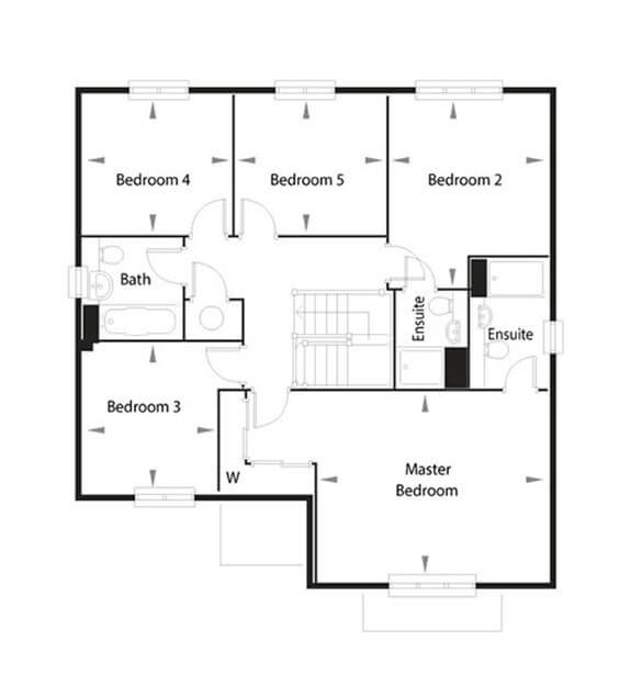 Leeds Floor Plan First Floor