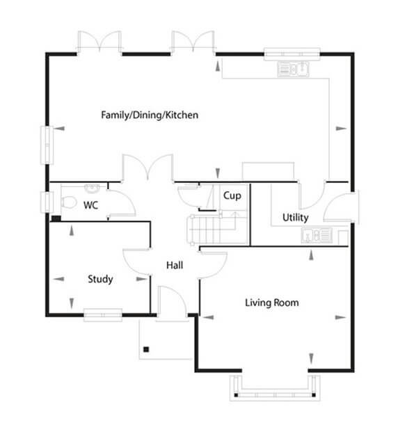 Leeds Floor Plan Ground Floor
