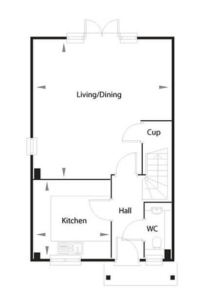 Rochester Floor Plan Ground Floor