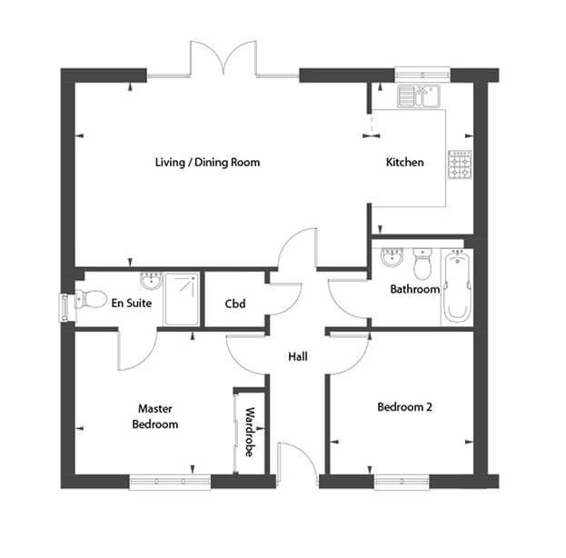 Spitfire Floor Plan Ground Floor