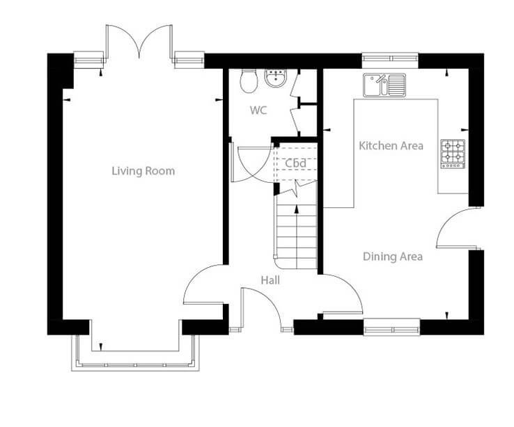 Whitworth Floor Plan Ground Floor