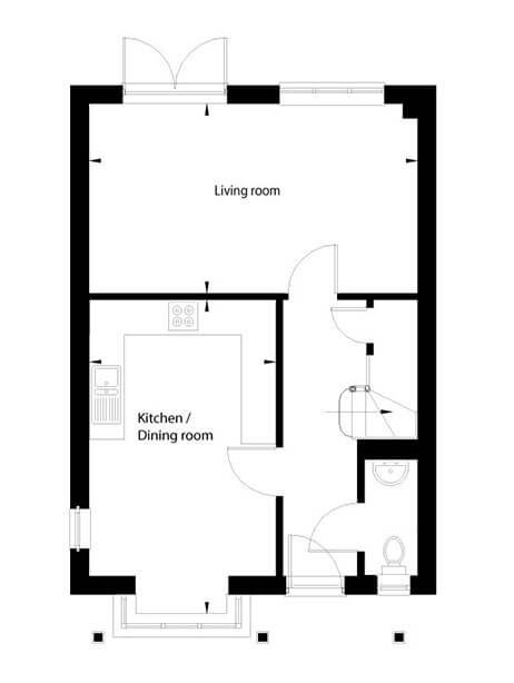 Foxglove Floor Plan Ground Floor