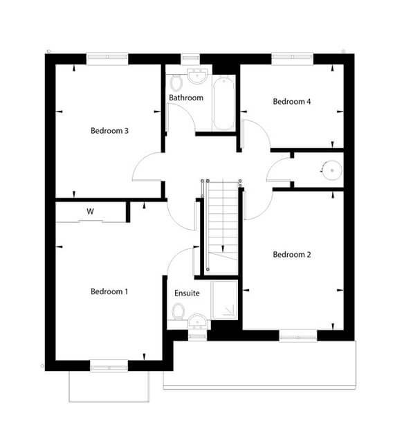 Honeysuckle Floor Plan First Floor
