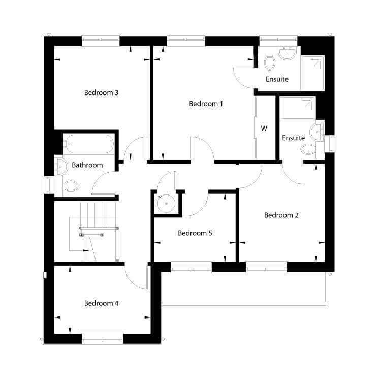 Primrose Floor Plan First Floor
