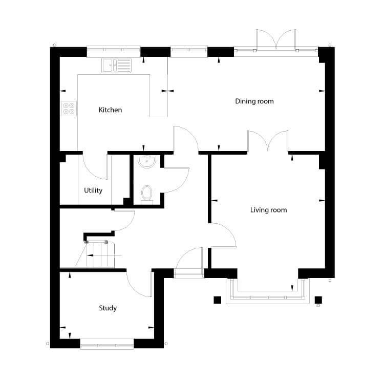 Primrose Floor Plan Ground Floor